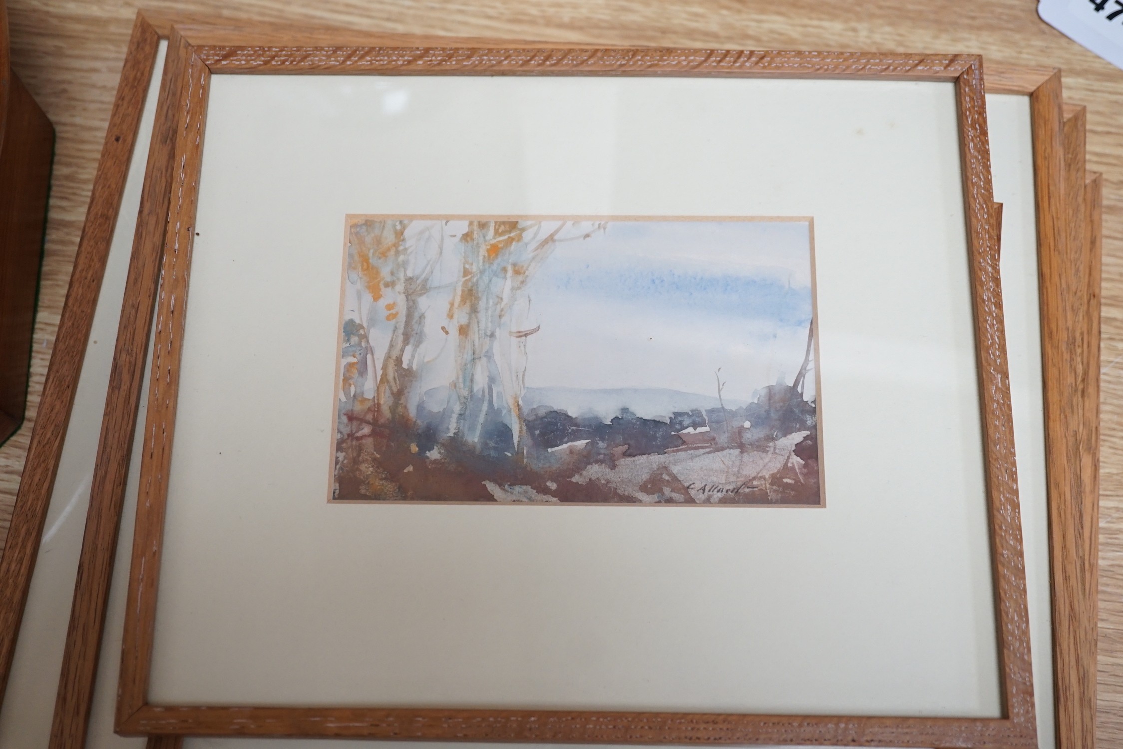 Cecil Arthur Hunt R.W.S. (1873-1965), six watercolours, Assorted landscapes, signed, largest 11.5 x 16.5cm